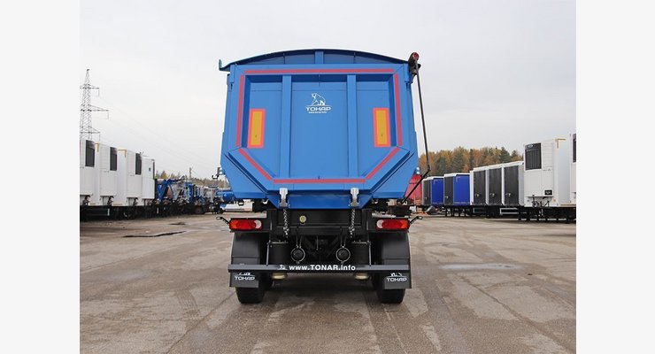 Полуприцеп-самосвал ТОНАР Forward SH3-33 — задняя часть самосвального кузова